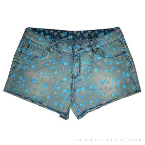 Women's printed and denim shorts